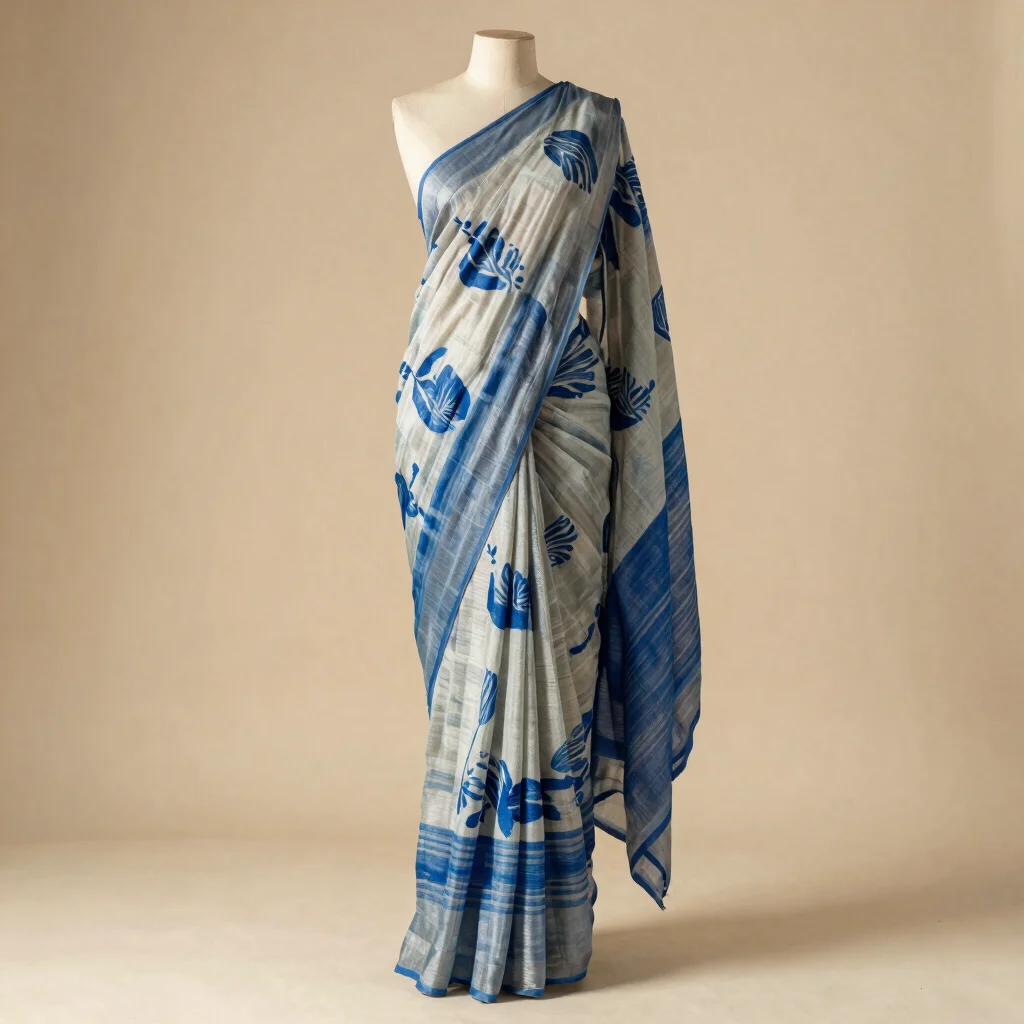 Blue Hour Saree