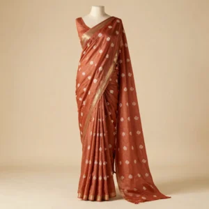 Terracotta Seed Saree